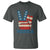 Vintage ‘Merica Peace Sign T Shirt Retro Patriotic 4th of July USA Flag