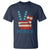 Vintage ‘Merica Peace Sign T Shirt Retro Patriotic 4th of July USA Flag