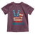 Vintage ‘Merica Peace Sign Toddler T Shirt Retro Patriotic 4th of July USA Flag
