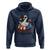 Funny Goose 4th of July Hoodie Chill the Fourth Out Patriotic Humor with Summer Vibes