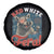 Red White and Feral Raccoon Spare Tire Cover Funny Patriotic Fireworks Wild 4th of July Vibes - Wonder Print Shop