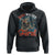 Red White and Feral Raccoon Hoodie Funny Patriotic Fireworks Wild 4th of July Vibes - Wonder Print Shop