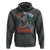 Red White and Feral Raccoon Hoodie Funny Patriotic Fireworks Wild 4th of July Vibes - Wonder Print Shop
