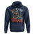 Red White and Feral Raccoon Hoodie Funny Patriotic Fireworks Wild 4th of July Vibes - Wonder Print Shop