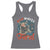 Red White and Feral Raccoon Racerback Tank Top Funny Patriotic Fireworks Wild 4th of July Vibes - Wonder Print Shop