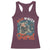 Red White and Feral Raccoon Racerback Tank Top Funny Patriotic Fireworks Wild 4th of July Vibes - Wonder Print Shop