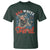 Red White and Feral Raccoon T Shirt Funny Patriotic Fireworks Wild 4th of July Vibes - Wonder Print Shop