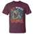 Red White and Feral Raccoon T Shirt Funny Patriotic Fireworks Wild 4th of July Vibes - Wonder Print Shop