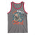 Red White and Feral Raccoon Tank Top Funny Patriotic Fireworks Wild 4th of July Vibes - Wonder Print Shop