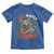Red White and Feral Raccoon Toddler T Shirt Funny Patriotic Fireworks Wild 4th of July Vibes - Wonder Print Shop
