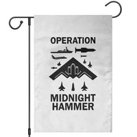 Operation Midnight Hammer Military Garden Flag Tactical Warfare Jets Bombers - Wonder Print Shop