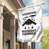 Operation Midnight Hammer Military Garden Flag Tactical Warfare Jets Bombers - Wonder Print Shop