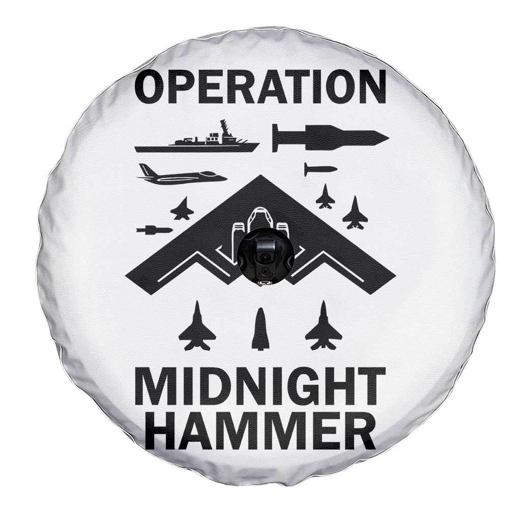 Operation Midnight Hammer Military Spare Tire Cover Tactical Warfare Jets Bombers - Wonder Print Shop