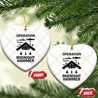 Operation Midnight Hammer Military Ceramic Ornament Tactical Warfare Jets Bombers - Wonder Print Shop