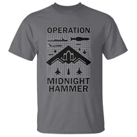 Operation Midnight Hammer Military T Shirt Tactical Warfare Jets Bombers - Wonder Print Shop