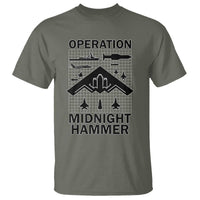 Operation Midnight Hammer Military T Shirt Tactical Warfare Jets Bombers - Wonder Print Shop