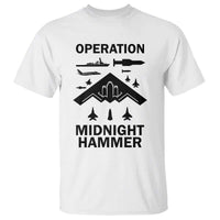 Operation Midnight Hammer Military T Shirt Tactical Warfare Jets Bombers - Wonder Print Shop