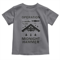 Operation Midnight Hammer Military Toddler T Shirt Tactical Warfare Jets Bombers - Wonder Print Shop