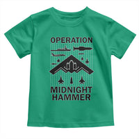 Operation Midnight Hammer Military Toddler T Shirt Tactical Warfare Jets Bombers - Wonder Print Shop