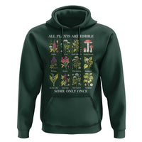 Vintage Botanical Poison Chart Graphic Hoodie All Plants Are Edible Some Only Once