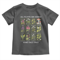 Vintage Botanical Poison Chart Graphic Toddler T Shirt All Plants Are Edible Some Only Once