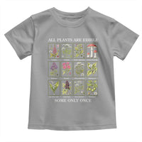 Vintage Botanical Poison Chart Graphic Toddler T Shirt All Plants Are Edible Some Only Once