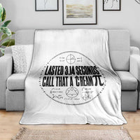 Lasted 3 14 Seconds Call That A Cream Pi Throw Blanket Funny Math Joke Adult Humor Pi Day Gift