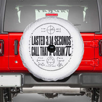 Lasted 3 14 Seconds Call That A Cream Pi Spare Tire Cover Funny Math Joke Adult Humor Pi Day Gift