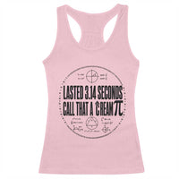 Lasted 3 14 Seconds Call That A Cream Pi Racerback Tank Top Funny Math Joke Adult Humor Pi Day Gift