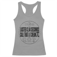 Lasted 3 14 Seconds Call That A Cream Pi Racerback Tank Top Funny Math Joke Adult Humor Pi Day Gift