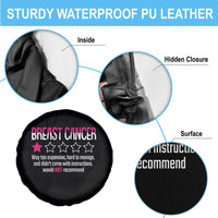 Funny Breast Cancer One Star Review Spare Tire Cover Would Not Recommend Breast Cancer Warrior