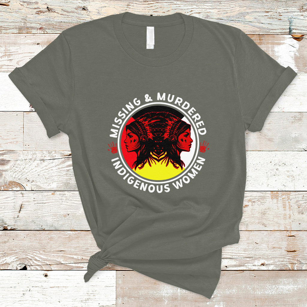 Indigenous Women T Shirt MMIW Awareness Missing & Murdered - Wonder Print Shop