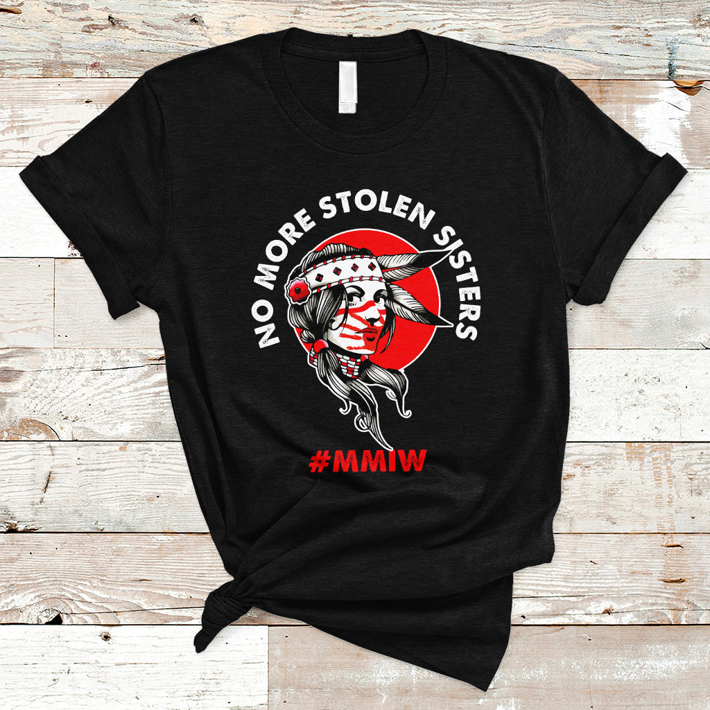 Indigenous Women MMIW Awareness T Shirt No More Stolen Sisters - Wonder Print Shop