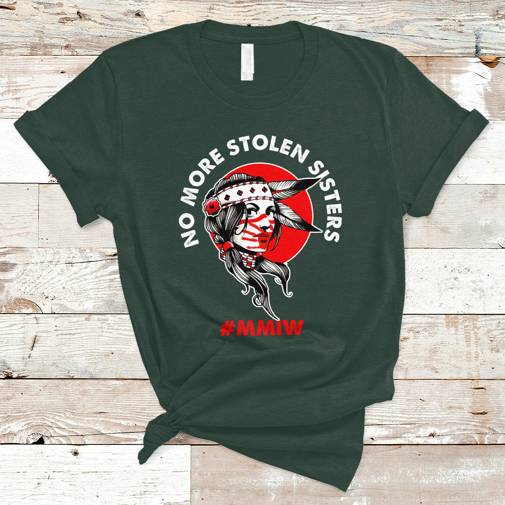 Indigenous Women MMIW Awareness T Shirt No More Stolen Sisters - Wonder Print Shop