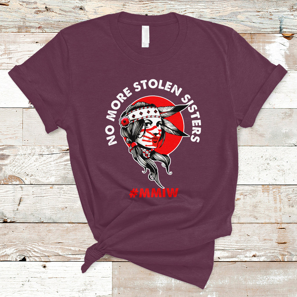 Indigenous Women MMIW Awareness T Shirt No More Stolen Sisters - Wonder Print Shop