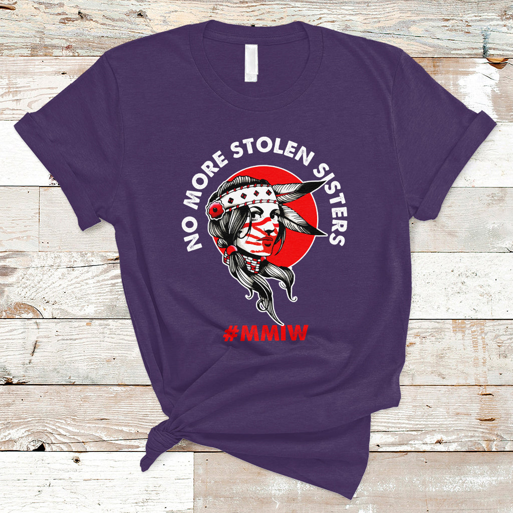Indigenous Women MMIW Awareness T Shirt No More Stolen Sisters - Wonder Print Shop