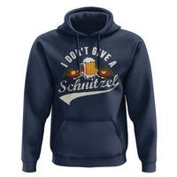 Funny Oktoberfest Drinking Hoodie I Don't Give a Schnitzel German Beer Festival