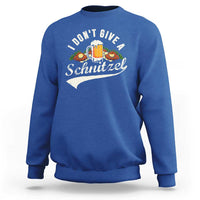 Funny Oktoberfest Drinking Sweatshirt I Don't Give a Schnitzel German Beer Festival - Wonder Print Shop