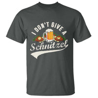 Funny Oktoberfest Drinking T Shirt I Don't Give a Schnitzel German Beer Festival - Wonder Print Shop