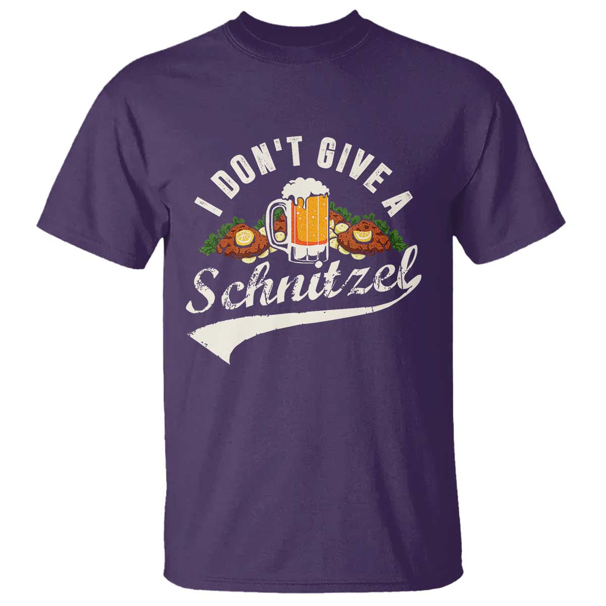 Funny Oktoberfest Drinking T Shirt I Don't Give a Schnitzel German Beer Festival - Wonder Print Shop