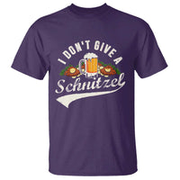 Funny Oktoberfest Drinking T Shirt I Don't Give a Schnitzel German Beer Festival - Wonder Print Shop