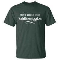 Funny Oktoberfest T Shirt Here for Schitzengiggles Group Bachelor Party - Wonder Print Shop