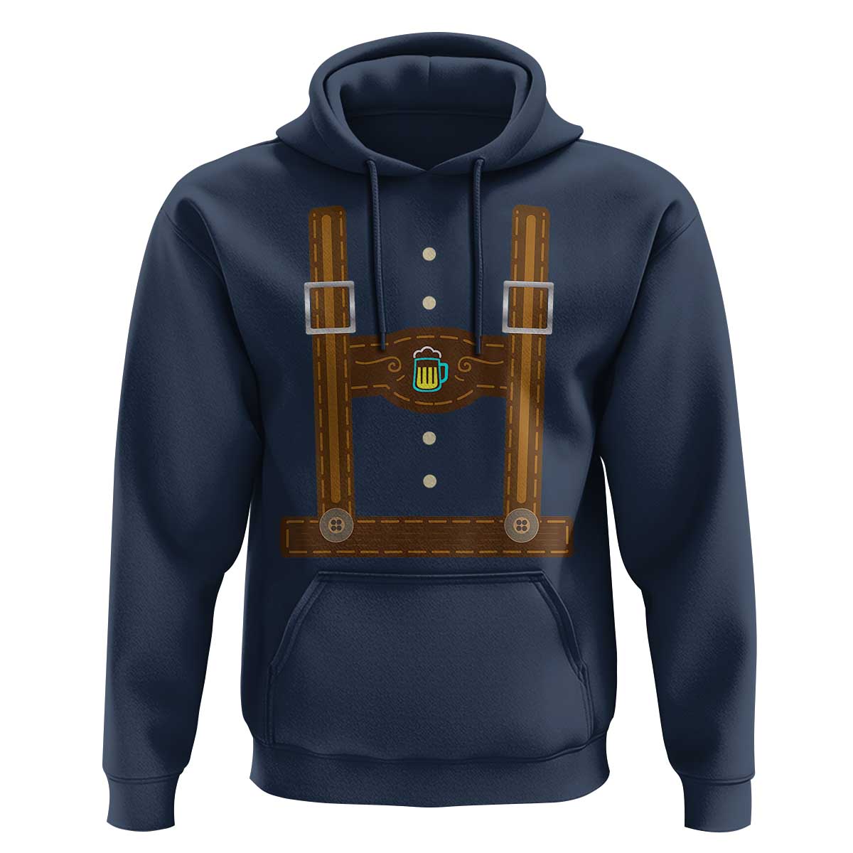 Oktoberfest Lederhosen Costume Hoodie German Beer Festival