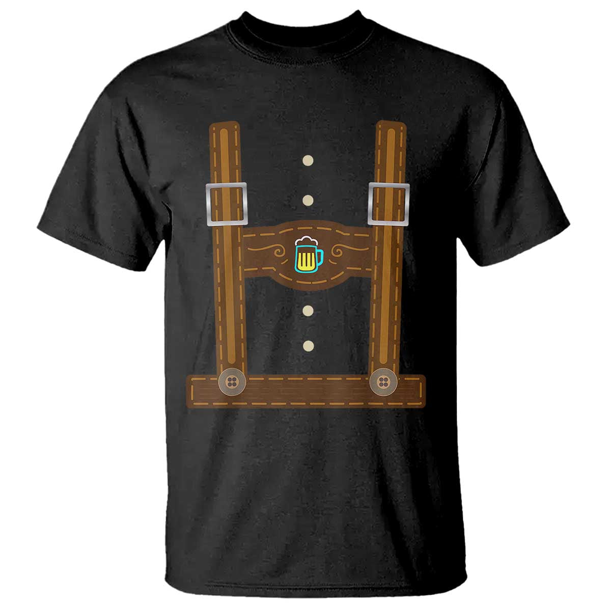 Oktoberfest Lederhosen Costume T Shirt German Beer Festival - Wonder Print Shop