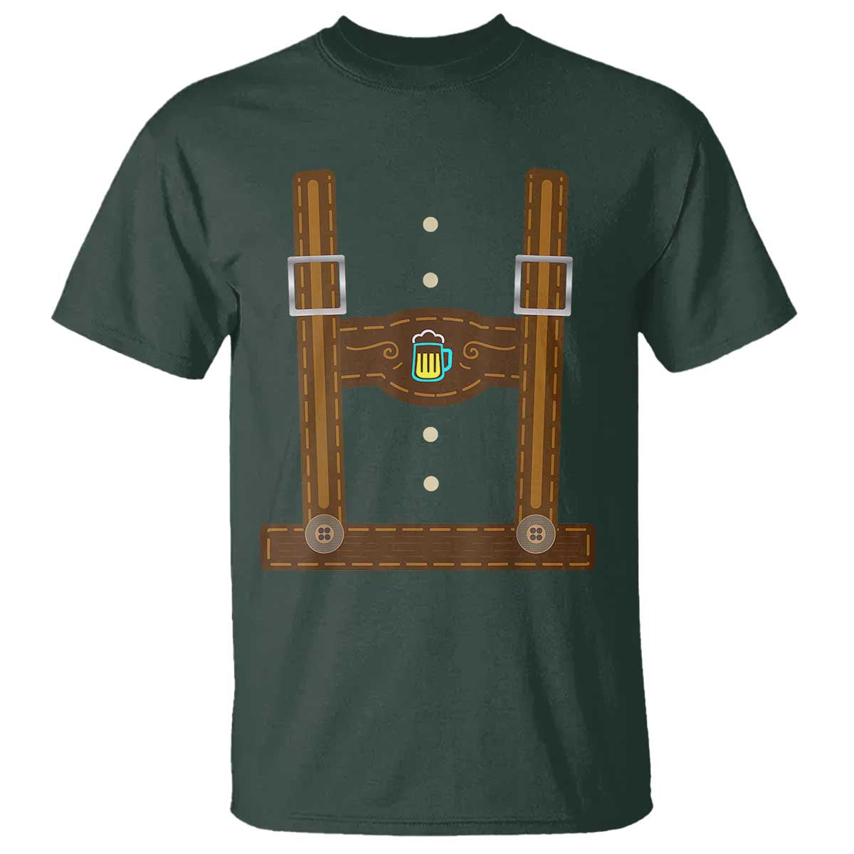 Oktoberfest Lederhosen Costume T Shirt German Beer Festival - Wonder Print Shop