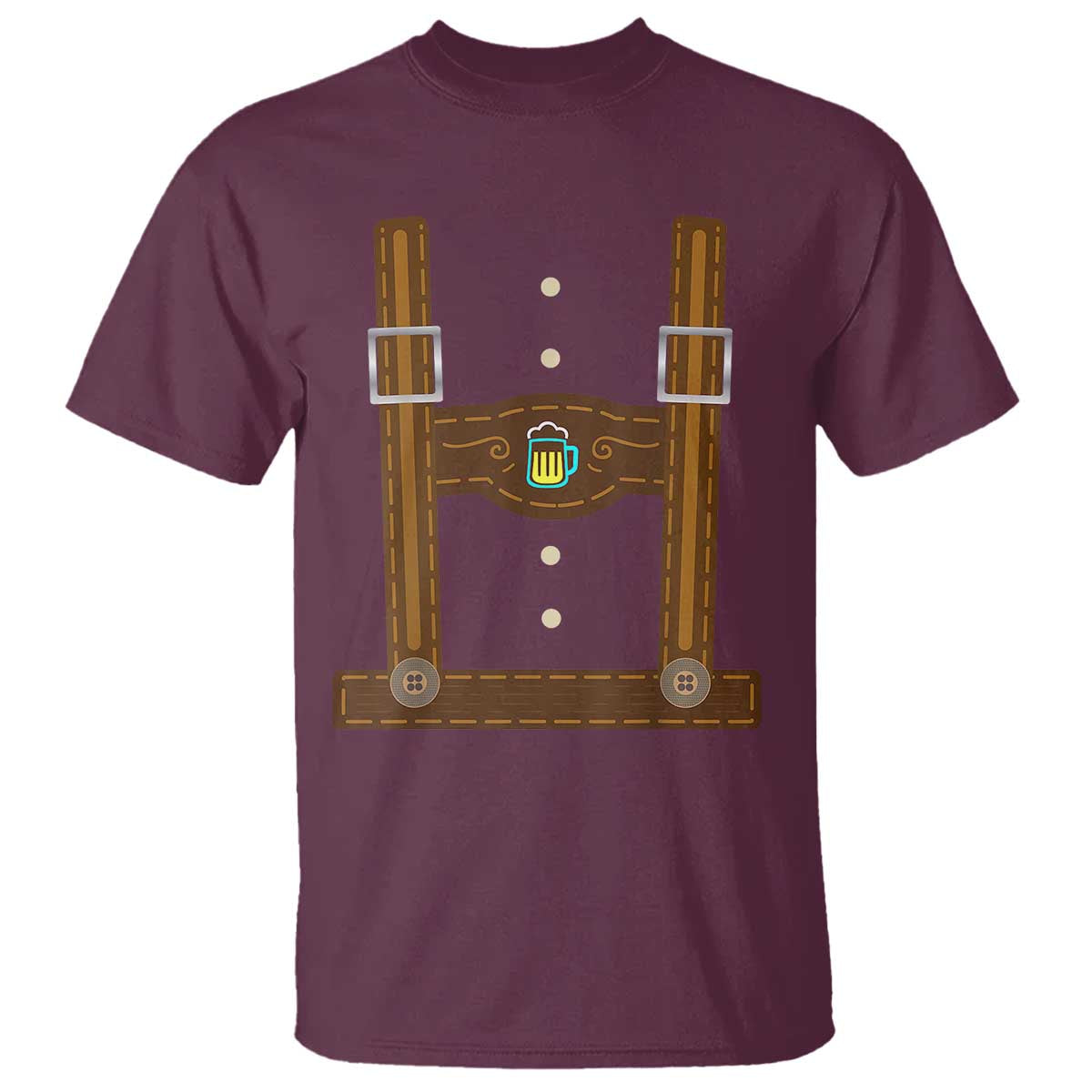 Oktoberfest Lederhosen Costume T Shirt German Beer Festival - Wonder Print Shop