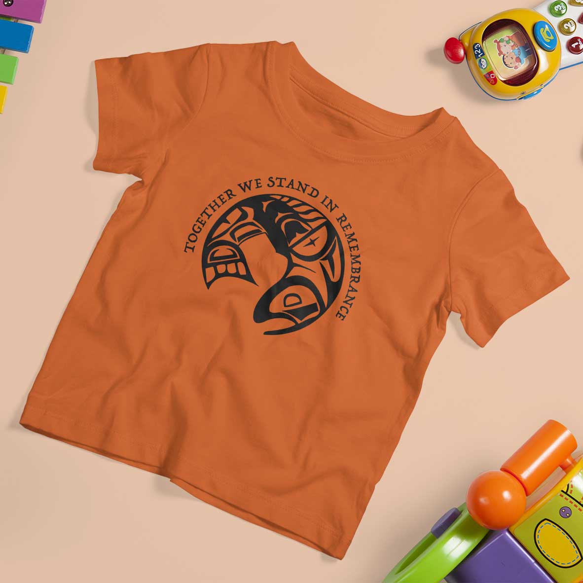Orange Unity Day T Shirt For Kid Together We Stand In Remembrance Native American Every Child - Wonder Print Shop
