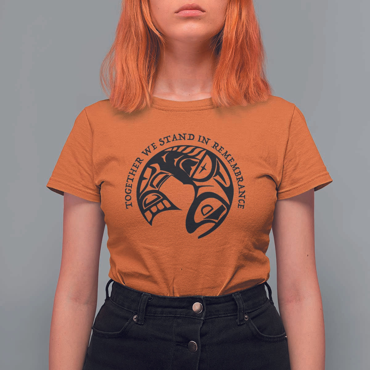 Orange Unity Day T Shirt For Women Together We Stand In Remembrance Native American Every Child - Wonder Print Shop