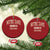 Classic Notre Dame Indiana Christmas Ornament Est 1842 IN Retro Vintage Varsity - Wonder Print Shop