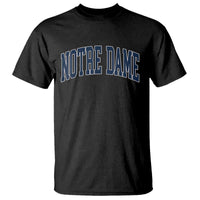 Classic Notre Dame Indiana T Shirt Vintage Retro Throwback Design - Wonder Print Shop